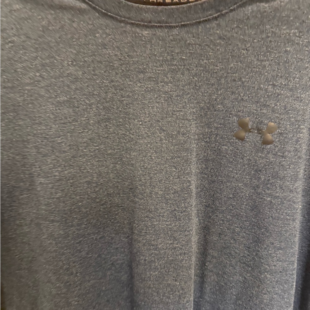 Under Armour Men's Dark blue threadborne XL TG Short Sleeve Tee - Picture 3 of 8